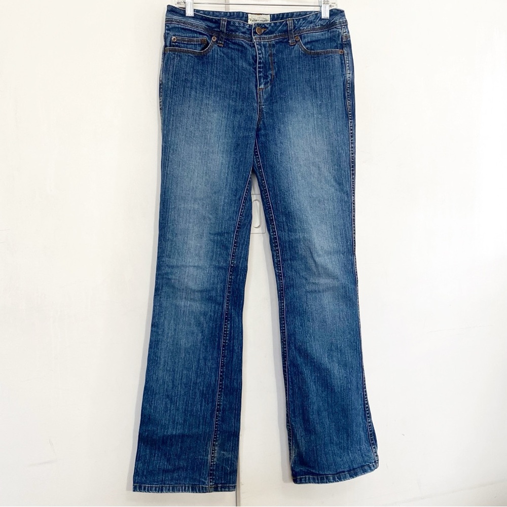 Falls Creek Medium Wash Classic Blue Boot Flare Women's Jeans 12 Tall